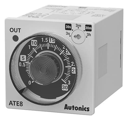 Autonics ATE8-43D basit işlevli analog zamanlayıcı