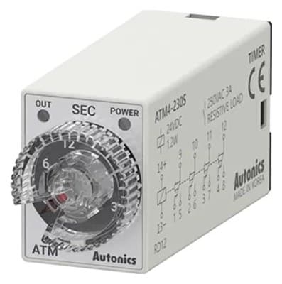 Autonics ATM4-230S minyatür analog zamanlayıcı