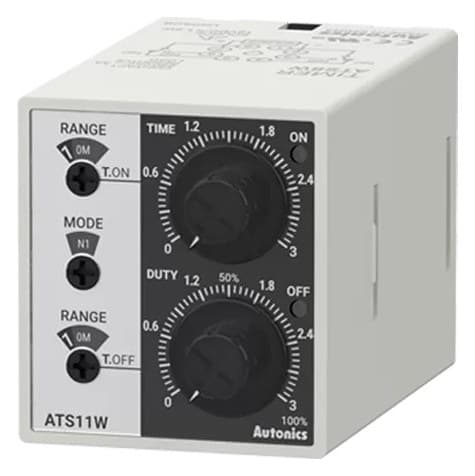 Autonics ATS11W-13 küçük, ikiz analog zamanlayıcı