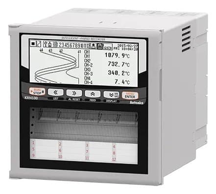 Autonics KRN100-02000-00-0S kağıtlı ve kağıtsız endüstriyel kayıt cihazı