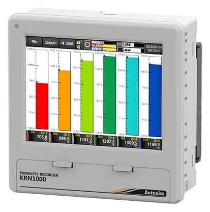 Autonics KRN1000-0401-0S LCD dokunmatik ekran kağıtsız kayıt cihazı