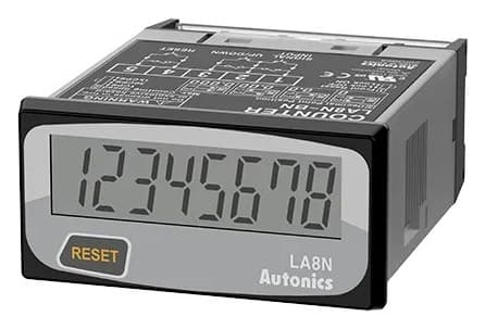Autonics LA8N-BF küçük 8 haneli LCD dijital sayıcı