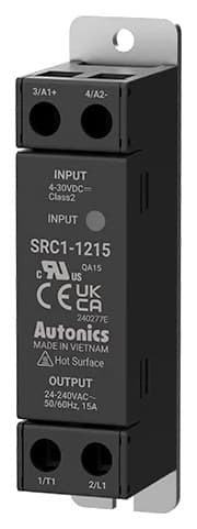 Autonics SRC1 serisi tek fazlı solid state röle (gövde görseli)