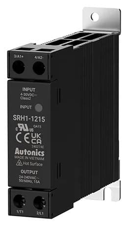 Autonics SRH1 serisi tek fazlı solid state röle (gövde görseli)