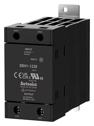 Autonics SRH1 serisi tek fazlı solid state röle (gövde görseli)