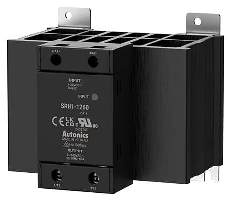 Autonics SRH1 serisi tek fazlı solid state röle (gövde görseli)