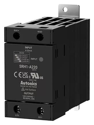 Autonics SRH1 serisi tek fazlı solid state röle (gövde görseli)