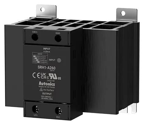 Autonics SRH1 serisi tek fazlı solid state röle (gövde görseli)