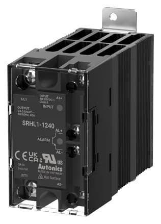 Autonics SRHL1 serisi tek fazlı solid state röle (gövde görseli)