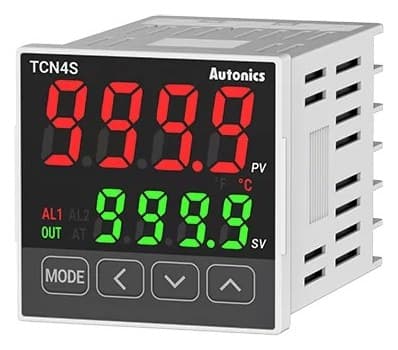 Autonics TCN4S-24R ekonomik çift ekranlı PID'li sıcaklık kontrol cihazı