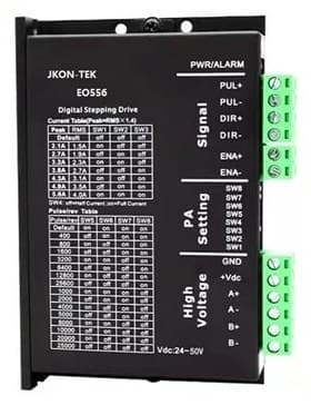 Jkon-Tek EO556 dijital step motor sürücü, 24–50 V DC, 5,6 A