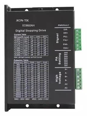 Jkon-Tek EO860AH dijital step motor sürücü, 24–110 V DC / 20–80 V AC, 7,2 A