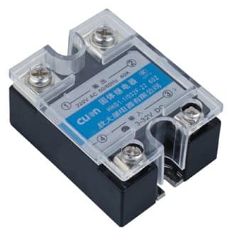 NCR HHG1-1 tek fazlı katı hal rölesi (SSR), 25 A, kontrol 3–32 V DC, yük 40–440 V AC