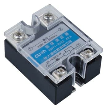 NCR HHT1-R/38 potansiyometre ile ayarlanan tek fazlı gerilim regülatörü SSR, 10 A, 380 V AC