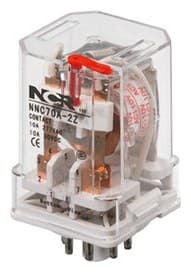 NCR HHC70A-2C genel amaçlı soketli röle, 2 C/O, bobin 48 V DC, 10 A (MK2P muadili)