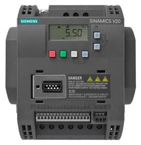 Siemens SINAMICS V20 hız kontrol cihazı, 4 kW, 3 faz 400 V