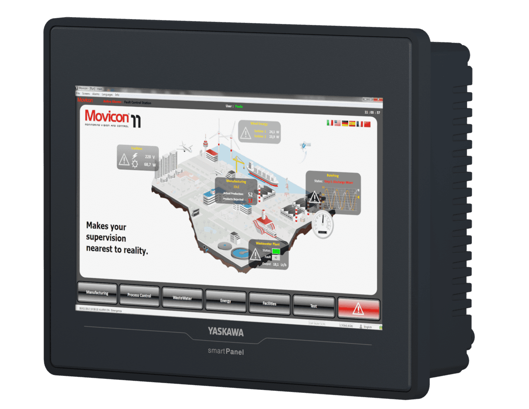 VIPA (Yaskawa) smartPanel TP307-SM dokunmatik operatör paneli (gerçek ürün görseli)