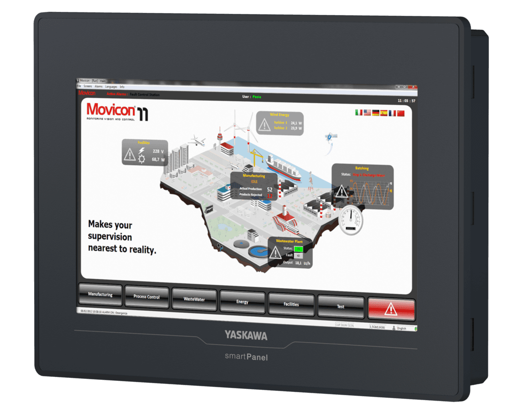 VIPA (Yaskawa) smartPanel TP310-SM dokunmatik operatör paneli (gerçek ürün görseli)