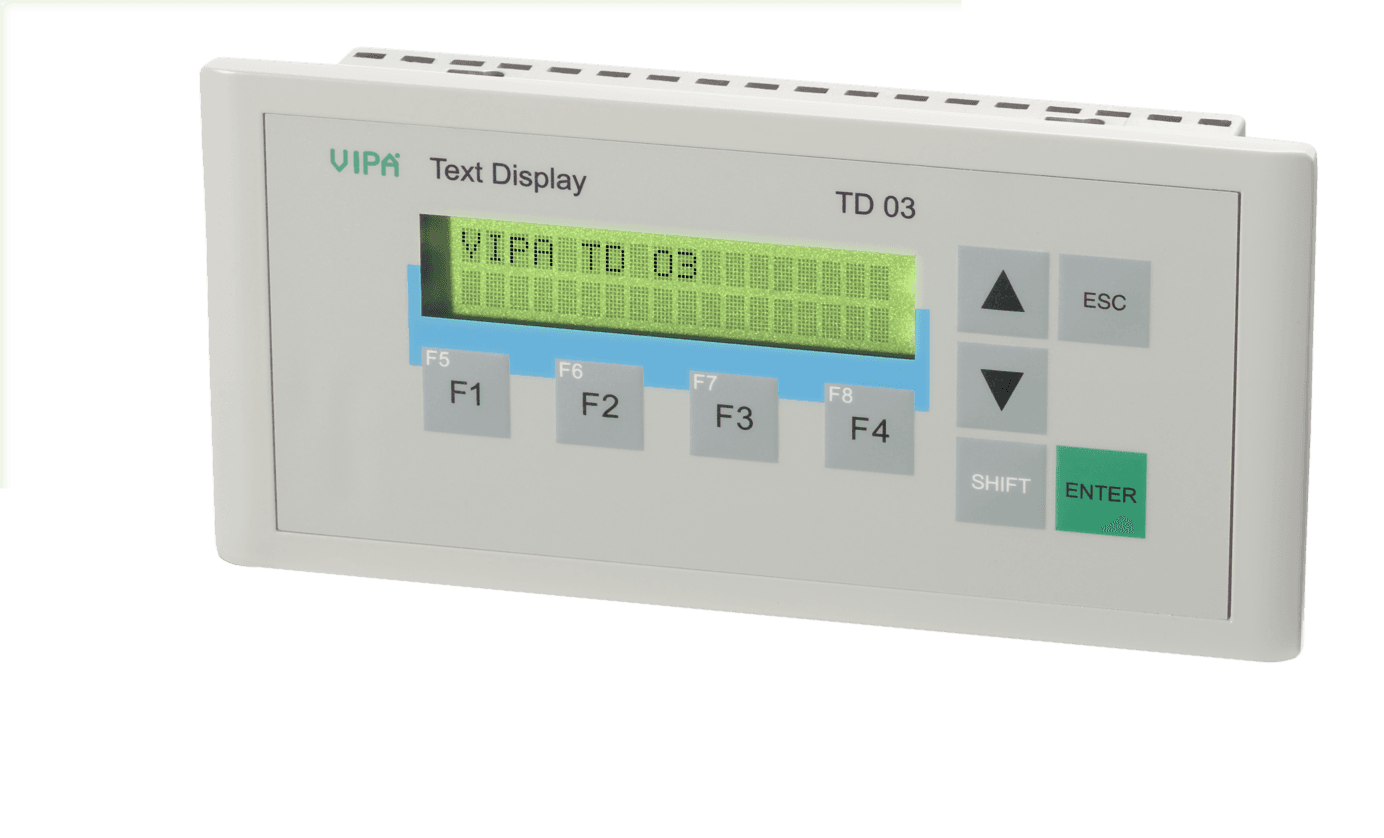 VIPA (Yaskawa) TD 03 – Text Display (gerçek ürün görseli)