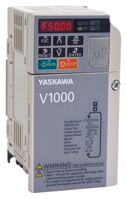 Yaskawa V1000 hız kontrol cihazı, 4 kW, 3 faz 400 V