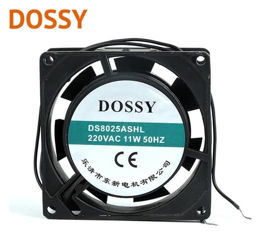 Dossy DS8025ABHL fan, 80×80×25 mm, 220 V AC
