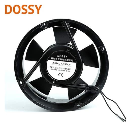 Dossy DS1752ABHL fan, 172×172×51 mm, 220 V AC