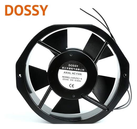 Dossy 145FZY1-S fan, 172×150×38 mm, 110 V AC