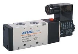 Airtac 4V310-10 solenoid valf, 5/2 tek bobinli, G3/8