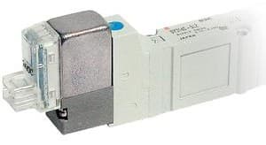 SMC SY5120-5GD-C8 solenoid valf, 5/2 tek bobinli