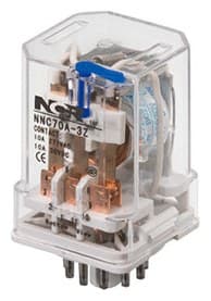 NCR HHC70A-3C genel amaçlı soketli röle, 3 C/O, bobin 48 V DC, 10 A (MK3P muadili)