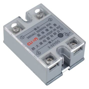 NCR HHG2-1 tek fazlı katı hal rölesi (SSR), 60 A, kontrol 3–32 V DC, yük 40–440 V AC