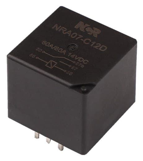 NCR NRA07-C12D otomotiv rölesi, 1 C/O, bobin 12 V DC, 80 A