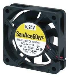Sanyo Denki San Ace 60WF 9WF0624H706A fan, 60×60×15 mm, 24 V DC (Fanuc A90L-0001-0567#A)